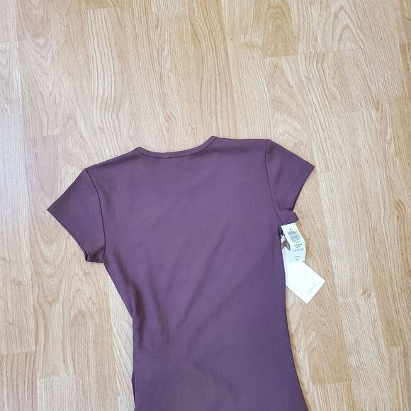 🦋ARITZIA🦋 NEW - Wilfred Fortune Jersey Midi Dress - [XXS, Brown] - Picture 9 of 15